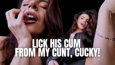 Cover for 'Lick His Cum From My Cunt, Cucky!'